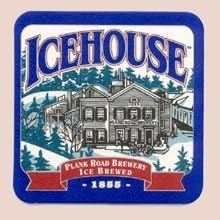 Plank Road Brewery Icehouse Paperboard Coasters - Set of 6 - Three Different Designs