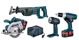 Bosch 3860CFK 18 Volt 3-Tool Combo Pack