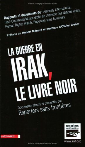 La guerre en Irak, le livre noir