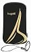 Original Bugatti Tasche, SlimCase Soft Touch Neopren f&uuml;r Sony Ericsson W595 / W595i, W705 / W705i, W715 / W715i & W760 / W760i -&nbsp;Size S&nbsp;"golden b"&nbsp;black-gold - inkl. Kostenlosem Neck Strap f&uuml;r SIE!