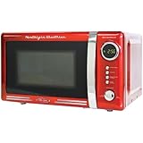 Nostalgia RMO770RED Retro Series 0.7 Cubic Foot 700-Watt Microwave Oven, Red