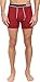 Saxx Men's 3Six Five Boxer Red Hot Heather/Navy L