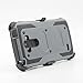 LG G Stylo Case, Telegaming Rugged Armor Hybrid Heavy Duty Case Cover + Belt Swivel Clip Holster + 2 Screen Protector For LG G Stylo LS770 Gray