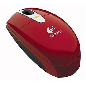 Click here to buy Logitech V200 Cordless Mouse - Red, Snap-on 2.4GHZ Micro-receiver by Logitech.