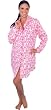 bSoft Cambridge Damask Pink Bamboo Flannel Sleepshirt