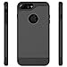 iPhone 7 Plus Case, LK [Armor Shield] Shock Absorbent Dual Layer Hard PC Cover + TPU Inner Hybrid Defender Case For Apple iPhone 7 Plus (Black)