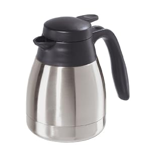 Oggi Solo 22-Ounce Thermal Vacuum Carafe with Stainless Steel Liner and Press Button Top