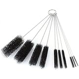 8 Inch Nylon Tube Brush Set - Variety Pack (10 pieces)