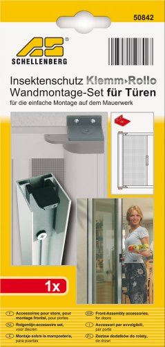 Schellenberg 50842 Frontmontage-Set für Tür-Rollo