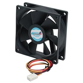 Startech 8x2.5 Cm Tx3 Quiet Long-life Ball Bearing Pc Case Fan Motor