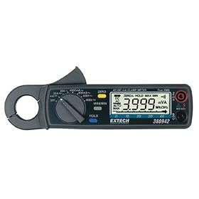 Click here to buy Extech 380942 30 Ampere True RMS AC DC Mini Clamp on Meter by Extech.