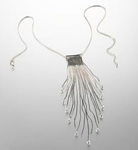 Limited Collection Diamanté Tassel Necklace