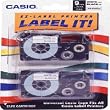 Casio XR-9WE2S 9mm Labeling Tape (Black on White) 2-Pack