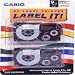 Casio XR-9WE2S 9mm Labeling Tape (Black on White) 2-Pack