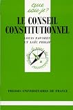 Revue Presses Universitaires de France - PUF  / Le conseil constitutionnel, 6e édition