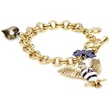 Betsey Johnson In the Navy Blue Bird Toggle Br