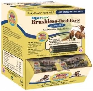 Gulf Coast Nutritionals AT40008 Breathless Brushless Toothpaste Plaque Zap Dispenser Box - Small & Medium