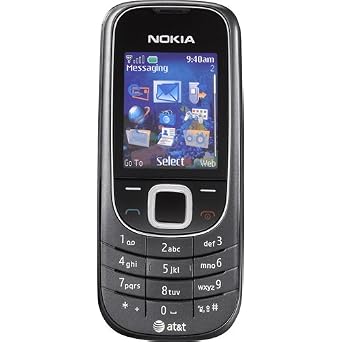 Nokia 2320 Prepaid GoPhone, Black (ATT)
