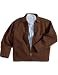 Cotton Canvas Work Jacket with Quilted Lining