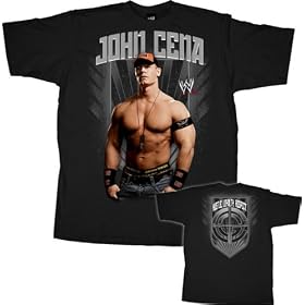 JOHN CENA - CONSTRUCT WWE WRESTLING T-SHIRT - SIZE ADULT X-LARGE