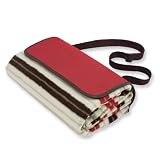 Blanket Tote, Moka fleece blanket w/ water resistant backing