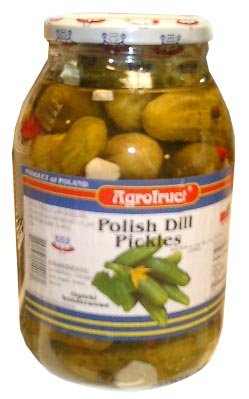 Polish Dill Pickles (Agrofruct) 50oz by parthenonfoods.com