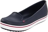 crocs Women's Crocband Slip-On Loafer,Navy/Plum,8 M US