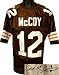 Colt McCoy Autographed/Hand Signed Cleveland Browns Prostyle Brown Jersey- JSA Hologram