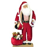 Kurt Adler 5-Feet 6-Inch Jacqueline Kent Santa