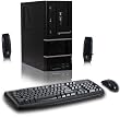 CybertronPC ESSENTIAL 2APH8450, Black, AMD Phenom X3 Triple Core (2.10GHz), 4096MB, 250GB, 22X DVD+-RW Dual Layer Burner Drive, Onboard Video, 300 Watt Power Supply, No O/S, 1 Year Parts & Labor Warranty