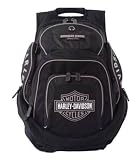 Harley-Davidson® Bar & Shield Deluxe Backpack. Full Featured Back Pack. Contrast Color Piping. BP1900S-G