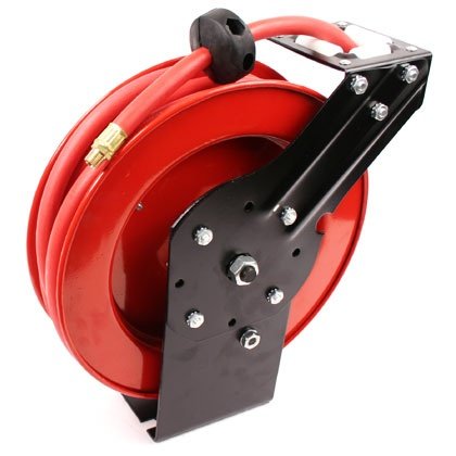 25 Ft Retractable 3/8 Inch Air Hose Reel