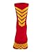 Under Armour Men's Undeniable Mid Crew Socks, Red/Taxi Yellow, Medium