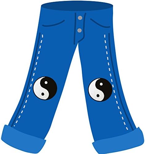 Yin Yang Iron On Patches For Jeans For Boys Or Girls - Set of 3