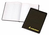 Adams Account Book, 7 x 9.25 Inches, Black, 4-Columns, 80 Pages (ARB8004M)