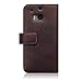 Terrapin Leather Wallet Case with Card Slots & Bill Compartment for HTC One M8 (Genuine Leather - Brown)