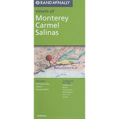 Rand McNally Streets of Monterey Carmel Salinas: California