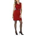 Mossimo&reg; Black Womens Cowl Neck Ponte Dress - Red
