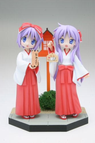 らきすた 柊かがみ&つかさ 初詣セット (ノンスケールPVC塗装済み完成品)