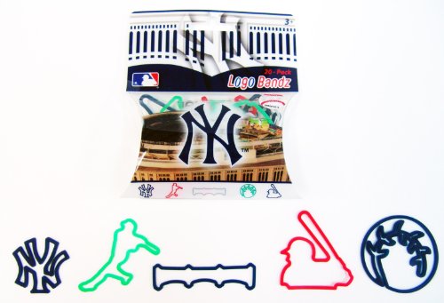 forever collectibles mlb new york yankees logo bandz 2nd version  more detail click!