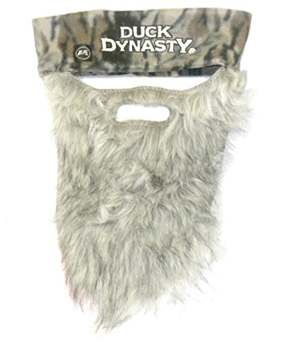 Duck Dynasty Phil Gray Beard with Attached Camo Bandana