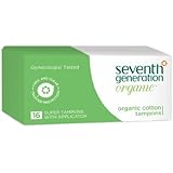 Seventh Generation Applicator Tampon - Super, 16 count Boxes (Pack of 2)