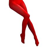 Red Seamless Tights