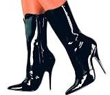 Produkt-Bild: Ledapol - Lack Stiefel / Stiefelette Chantal schwarz