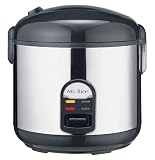 10 Cups Rice Cooker with Stainless Body