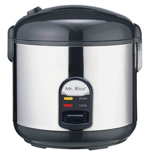 10 Cups Rice Cooker with Stainless Body
