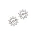 14K White Gold 3/4 ct. Diamond Earring Jackets