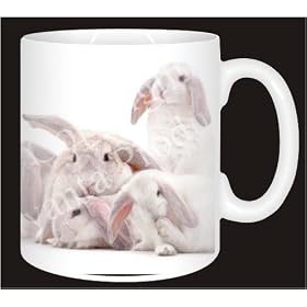 WHITE RABBIT FAMILY Coffee Mug