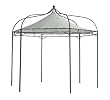 gartenpavillon sechseckig metall