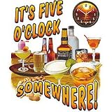 It's Five O'clock Somewhere Adult T-Shirt